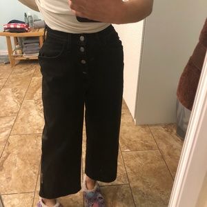 Levis mile high wide leg crop